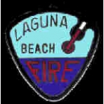 LAGUNA BEACH, CA FIRE DEPARTMENT PIN MINI PATCH PIN